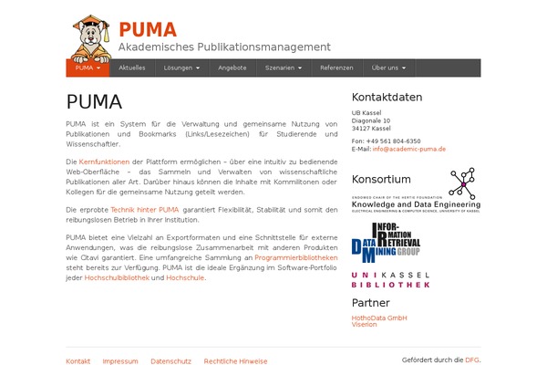 academic-puma.de site used Puma