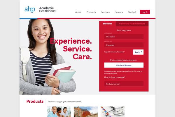 academichealthplans.com site used Ahpcare