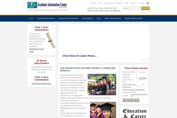 academica_pro-child theme websites examples