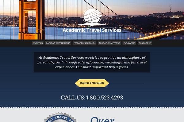 academictravelservices.com site used Academictravelservices