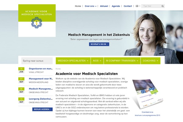 academiemedischspecialisten.nl site used Academie