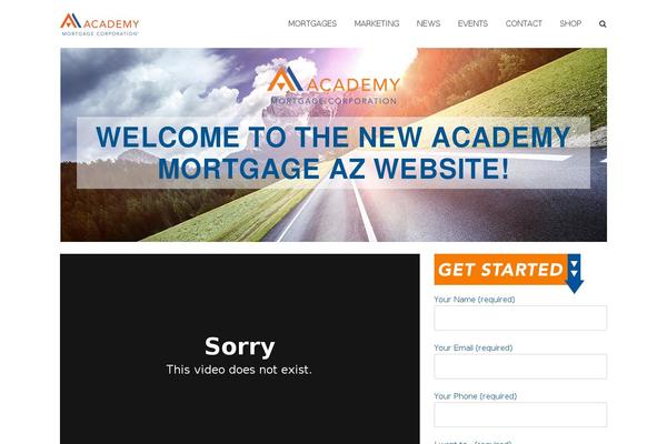 academymortgageaz.com site used Wp-goldmate