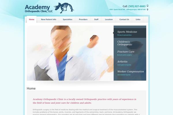 Medica Parent theme site design template sample