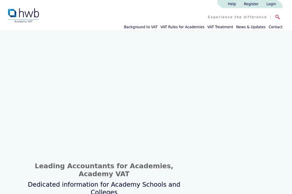 academyvat.co.uk site used Hwb