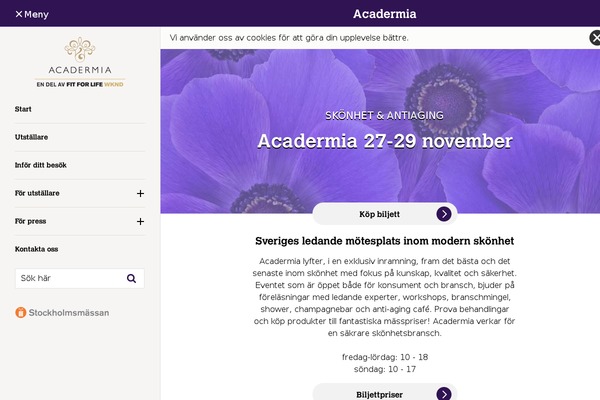 acadermia.se site used Acadermia