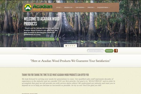 acadianwoodproducts.com site used MyCuisine