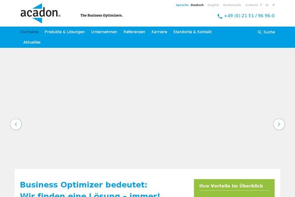 WordPress website example screenshot