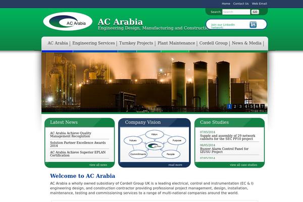 Ac theme site design template sample