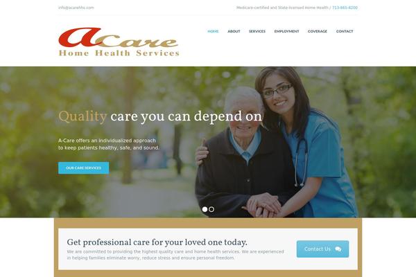 KindlyCare theme site design template sample