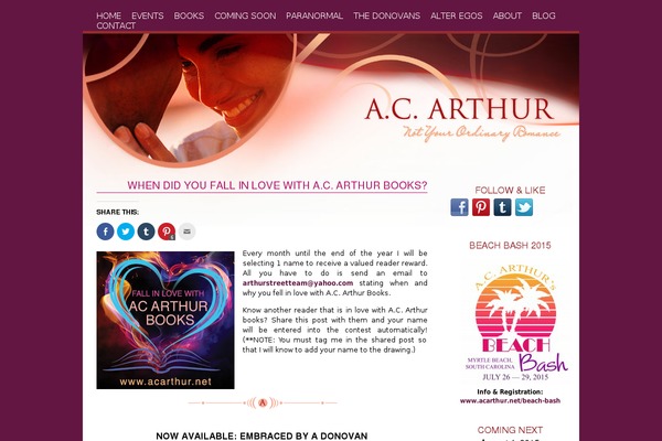 acarthur.net site used Sunsetromance