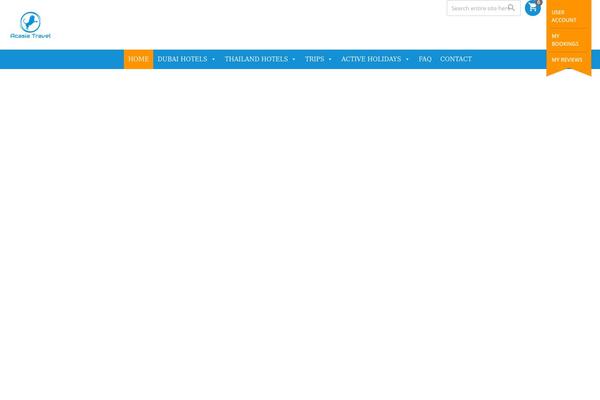 WordPress website example screenshot