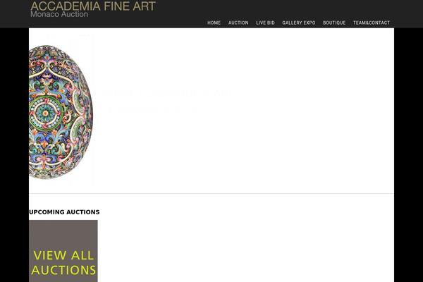 accademiafineart.com site used Thematic