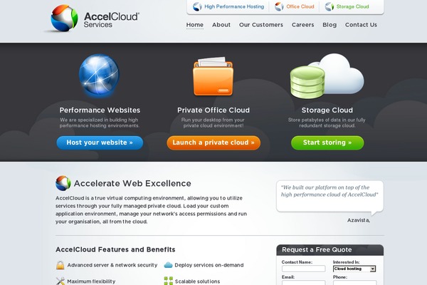 accelcloud.com site used Accel