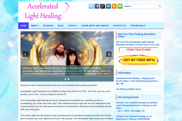 acceleratedlighthealing.com site used Mixie