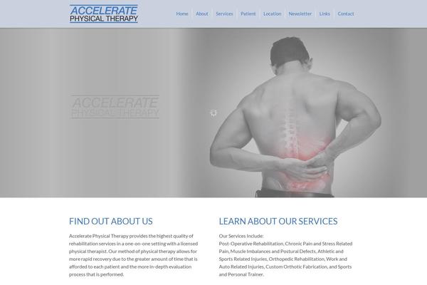 acceleratephysicaltherapy.com site used Gymboom-child