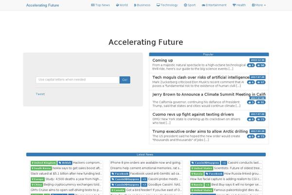 acceleratingfuture.com site used Apparition