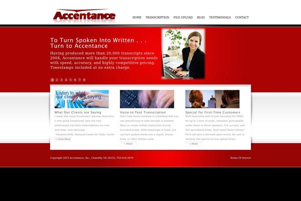 accentance.com site used Rt-theme5