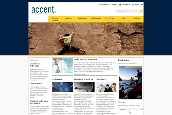 Accent theme site design template sample