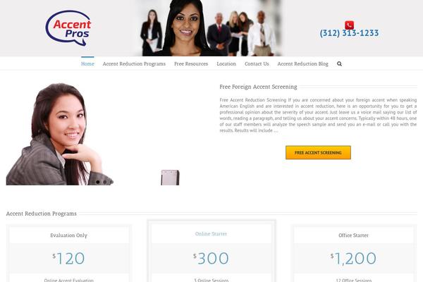 Avada theme site design template sample