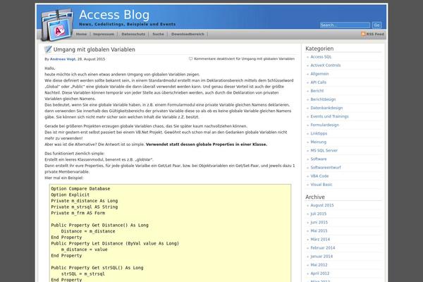 accessblog.de site used OfficeFolders