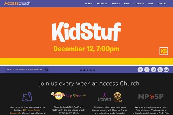 accesschurch theme websites examples