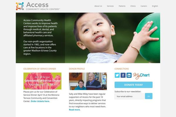 accesscommunityhealthcenters.org site used Executive Pro Theme