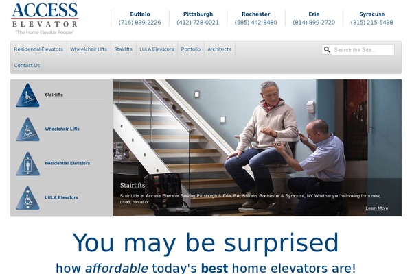 WordPress website example screenshot