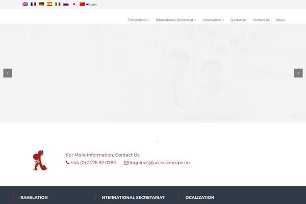 accesseurope.eu site used Flash-child