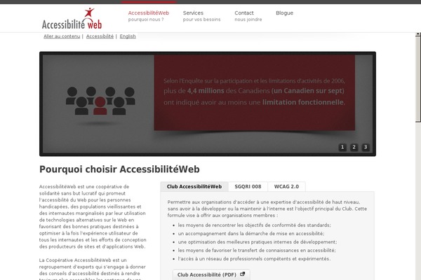 accessibiliteweb.com site used All-rounder