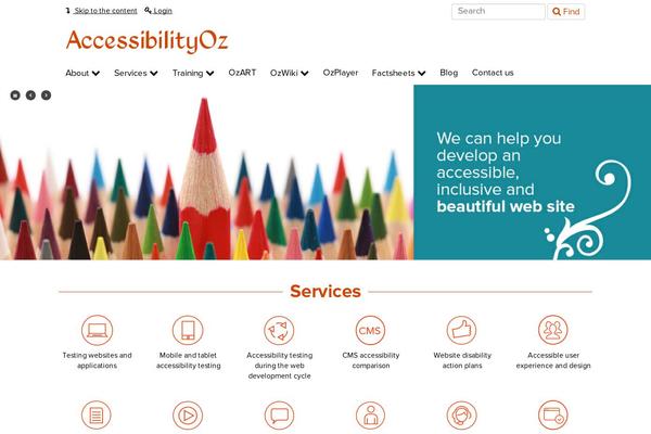 accessibilityoz.com site used A11yoz