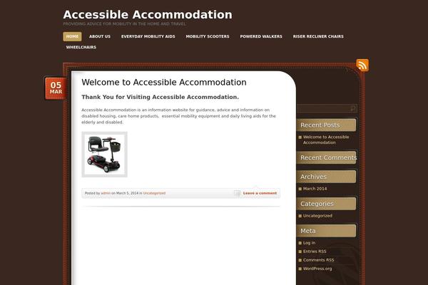 accessibleaccommodation.com site used Choco-wpcom