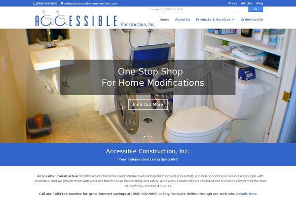 accessibleconstruction.com site used Childtheme