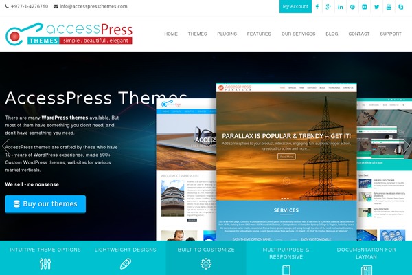 accesspressthemes theme websites examples