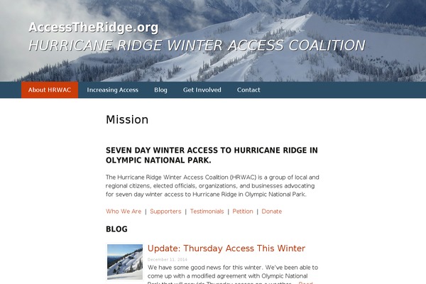 WordPress website example screenshot