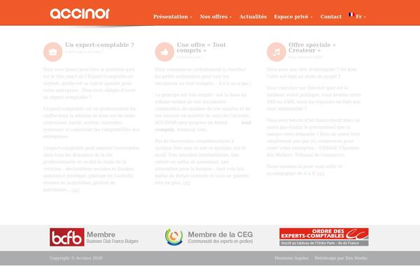 accinor.com site used Compta