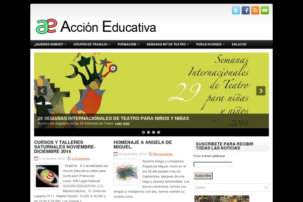 accioneducativa-mrp.org site used Education WP