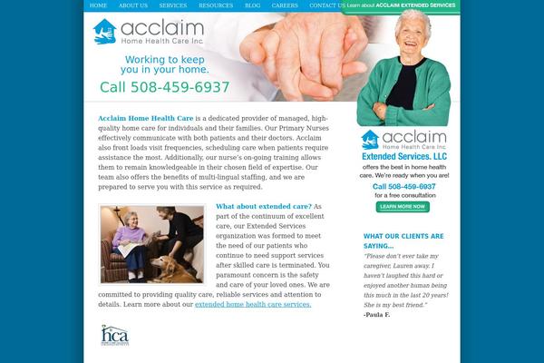 acclaimworcester.com site used Acclaim