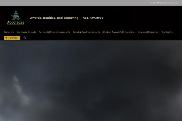 WordPress website example screenshot