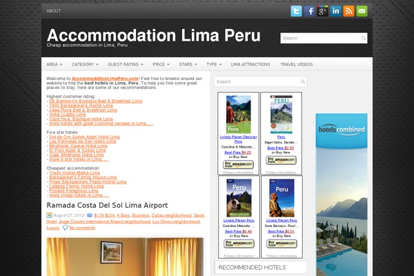 accommodationlimaperu.com site used Landa
