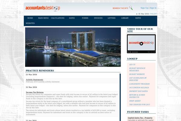 accountantsdesktop.com.au site used Webbird