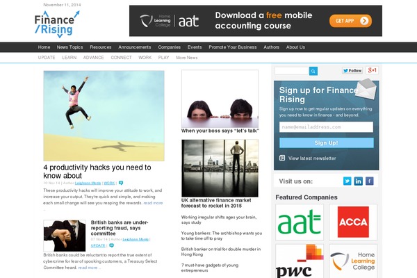 WordPress website example screenshot