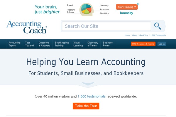 accountingcoach.com site used Accounting-coach