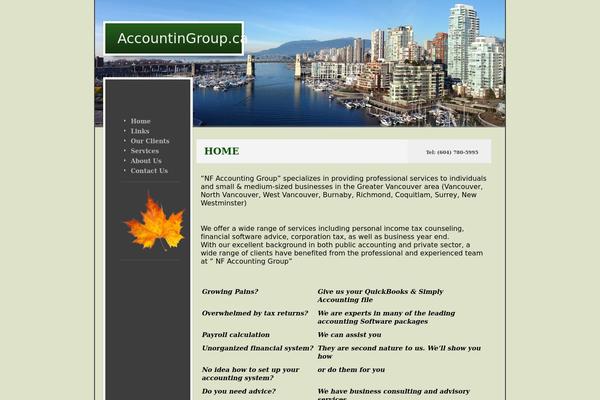 accountingroup.ca site used Theme406