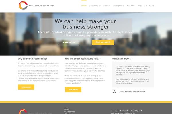 WordPress website example screenshot