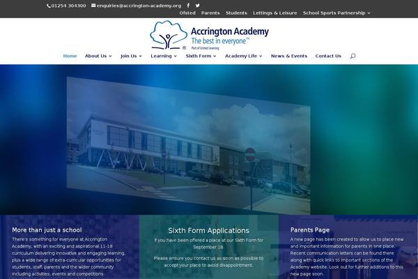 accrington-academy.org site used Webformity