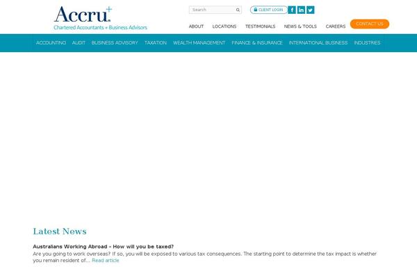 accru.com site used Accru