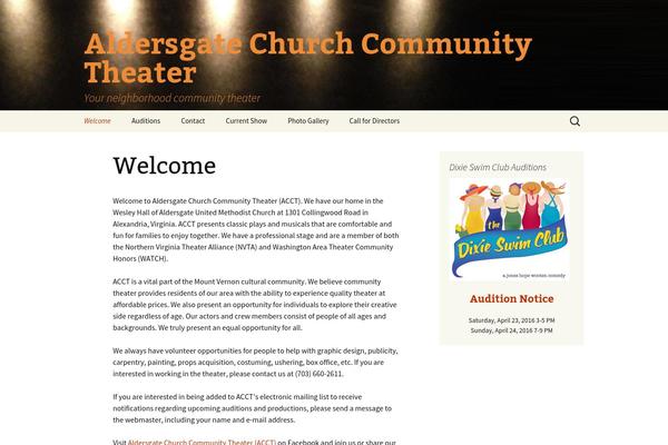 Twenty Thirteen theme site design template sample