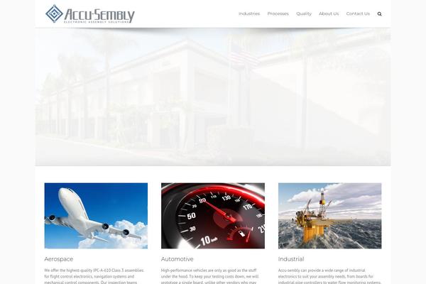 WordPress website example screenshot