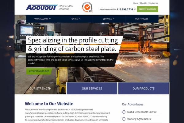 accucut.ca site used Accucut