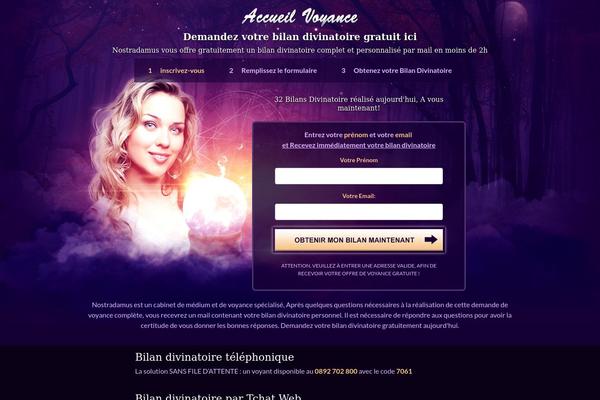 accueil-voyance.com site used Nostravenir